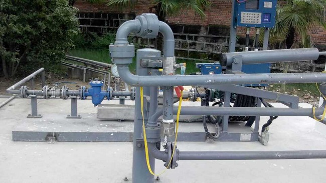 中石油西南油氣田分公司輕烴裝置隱患治理選用深?yuàn)W圖橇裝式定量裝車系統(tǒng)